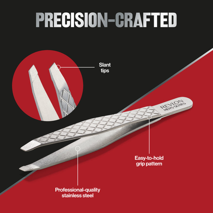 Men’s Series Slant Tip Tweezer - precision-crafted