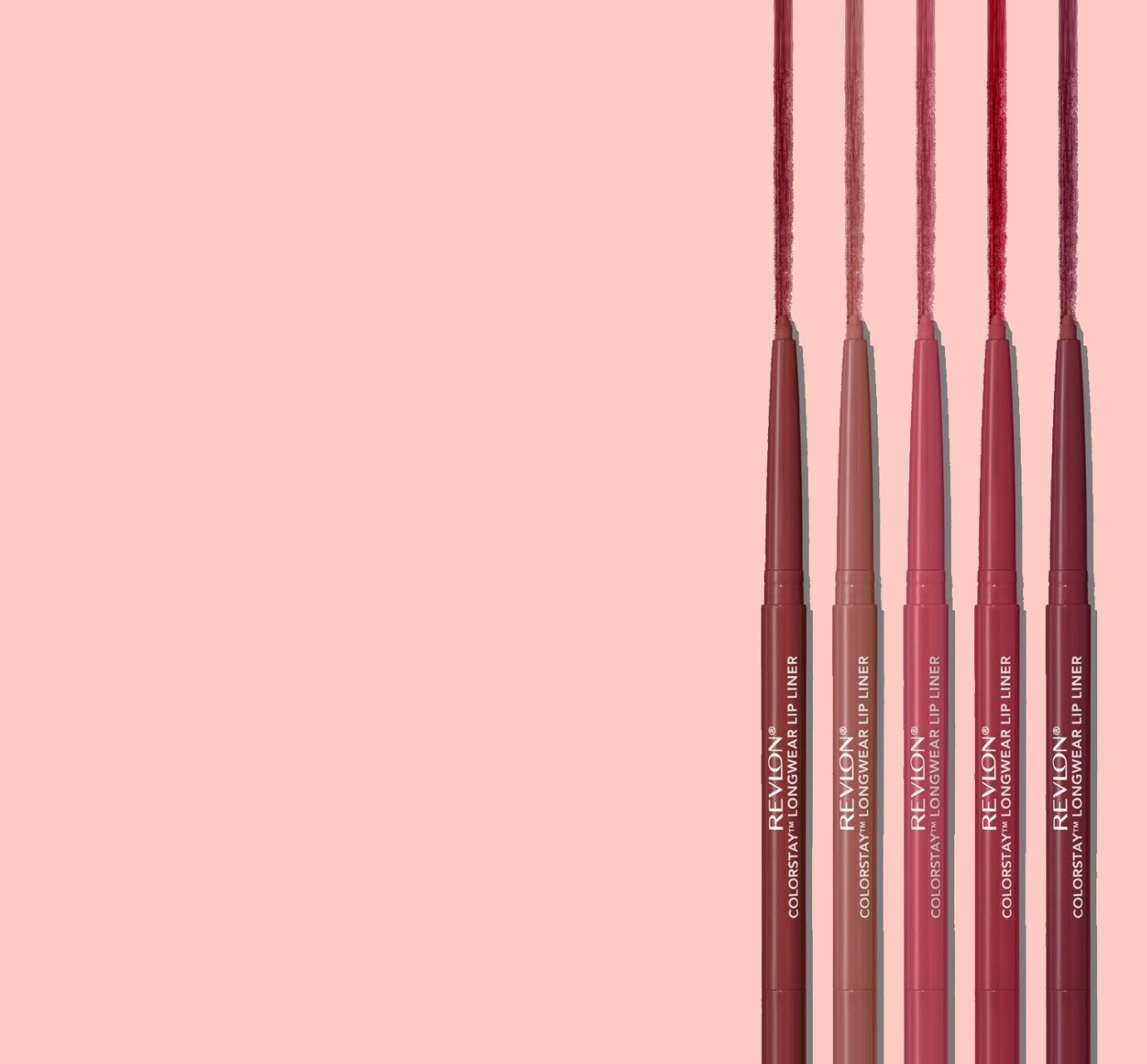 CS lip liner on pink background