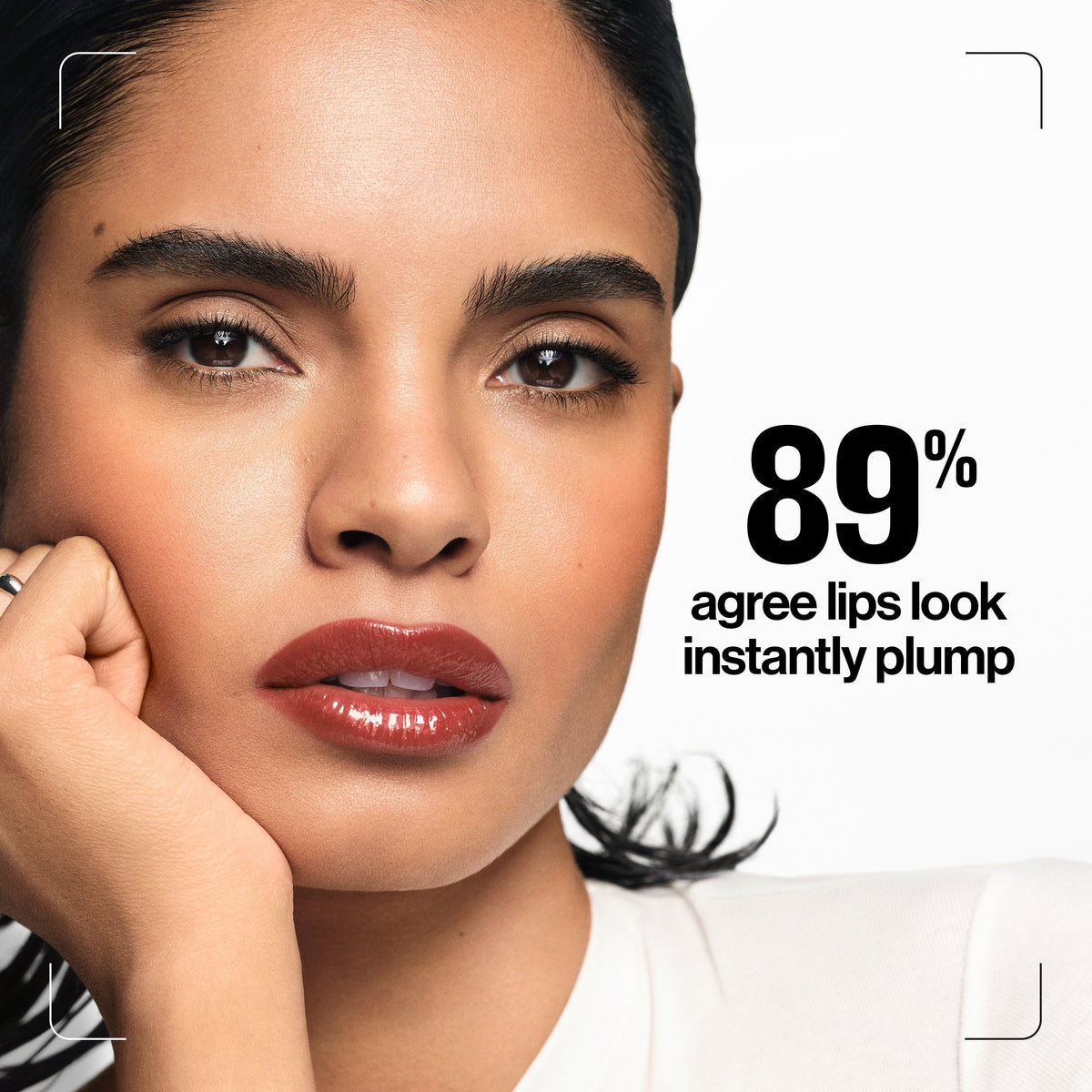 woman with plump lips