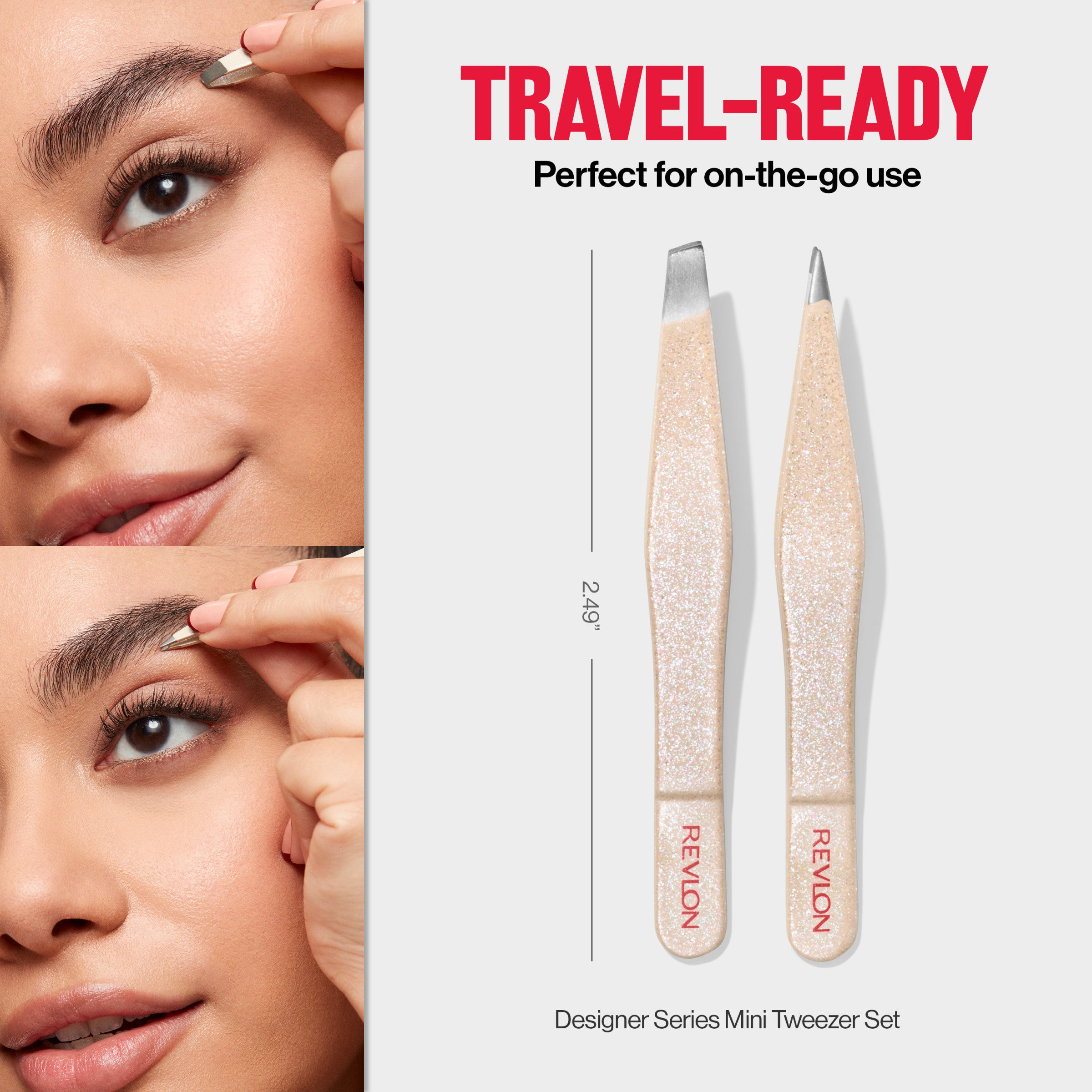 Revlon Designer Series Mini Tweezer Travel Set | Revlon