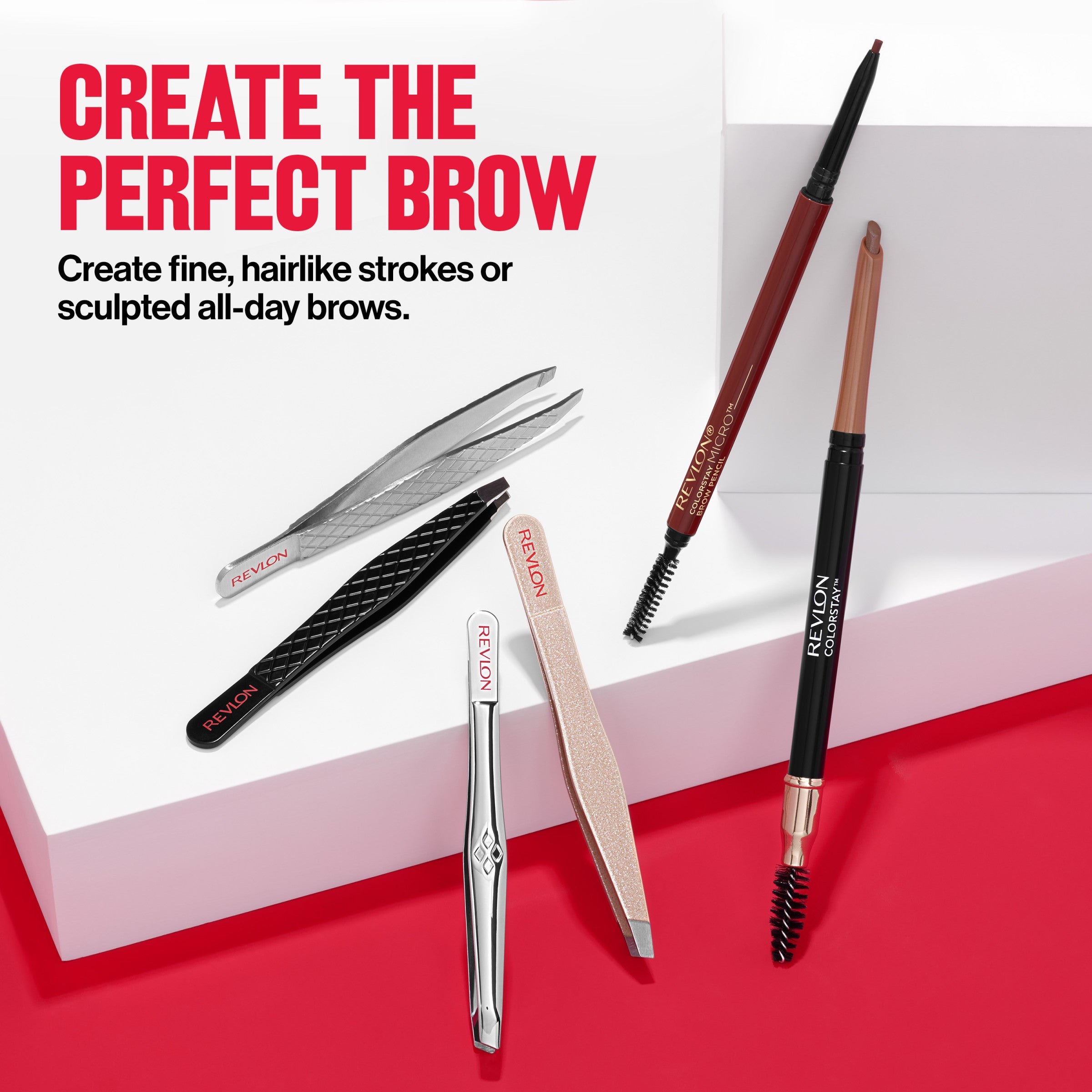 Expert Slant Tip Tweezers | Revlon – Revlon US